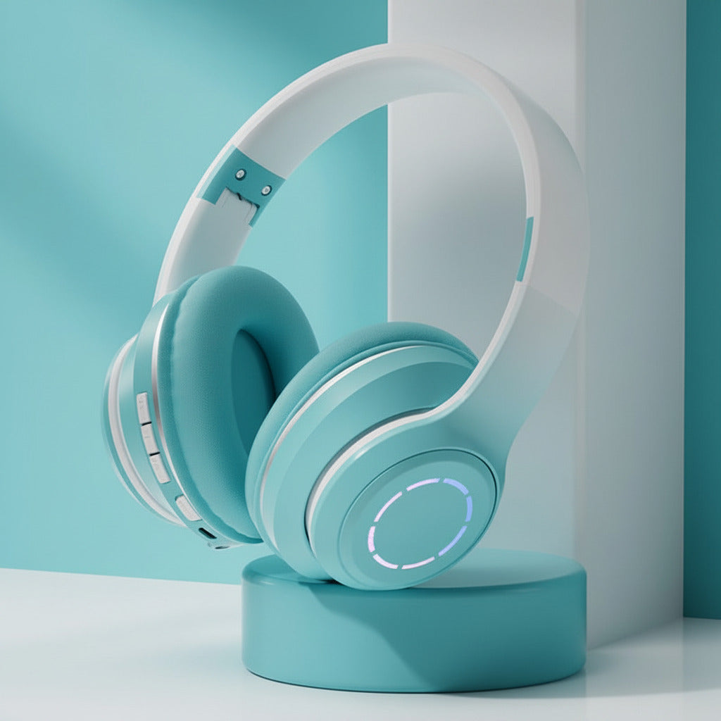 Gradient Bluetooth Headset Foldable Wireless - TS Store