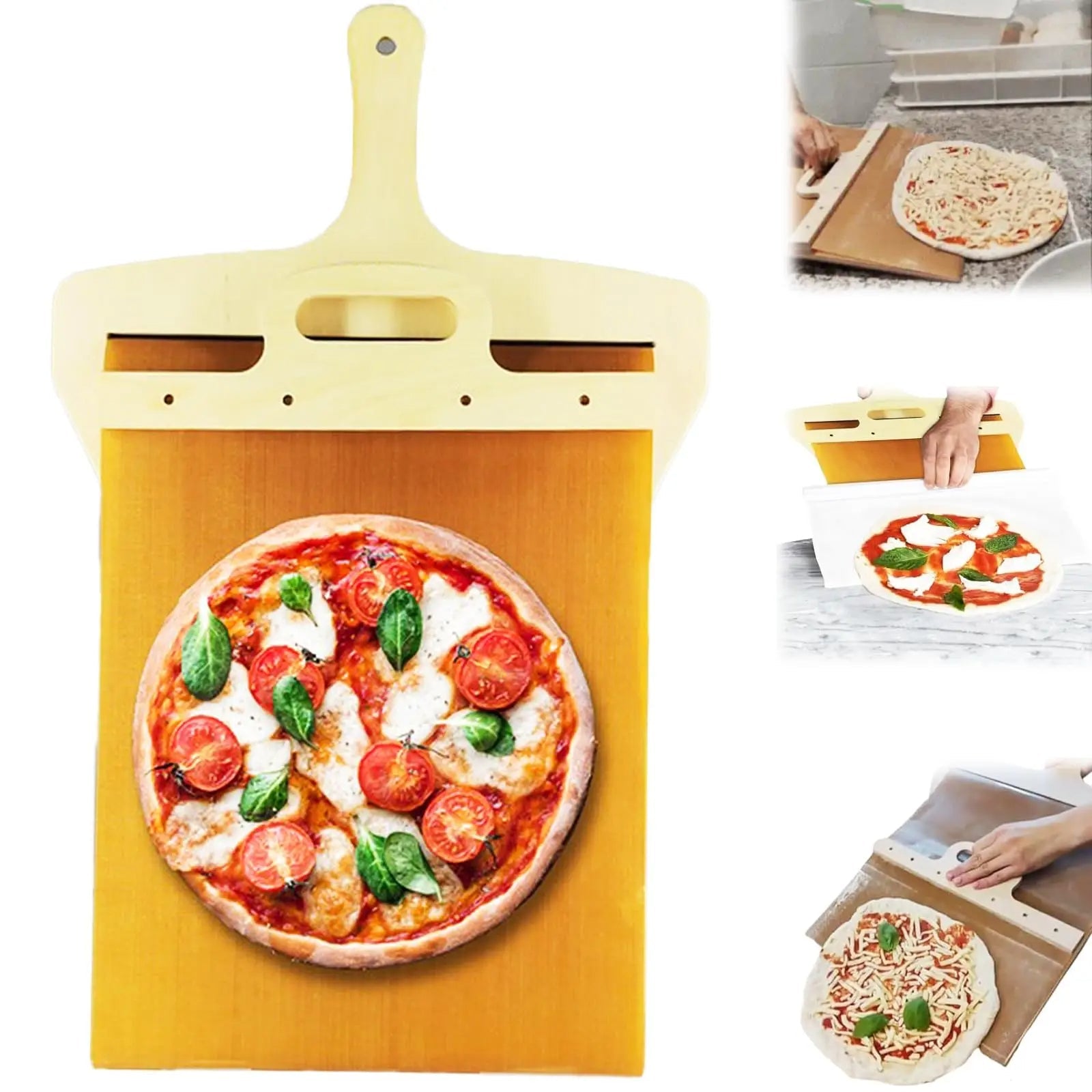 Kitchen Gadgets Sliding Pizza Shovel - TS Store