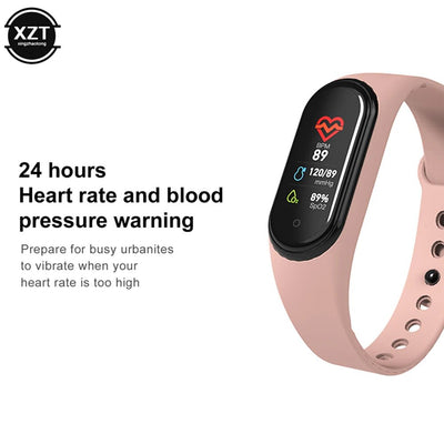 M4 Smart Watch Smart Wristband IP65 Waterproof Watch Blood Pressure Heart Rate Monitor Fitness Tracker Smart Sports Bracelet - TS Store