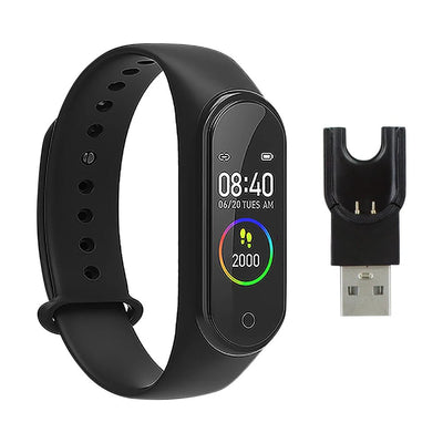M4 Smart Watch Smart Wristband IP65 Waterproof Watch Blood Pressure Heart Rate Monitor Fitness Tracker Smart Sports Bracelet - TS Store