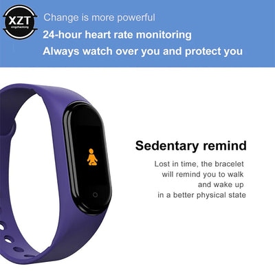 M4 Smart Watch Smart Wristband IP65 Waterproof Watch Blood Pressure Heart Rate Monitor Fitness Tracker Smart Sports Bracelet - TS Store