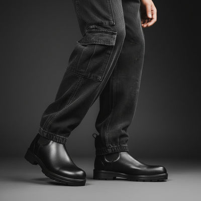 Men's Retro Chunky - Soled Casual Ankle Boots - TS Store