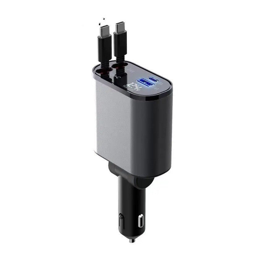 Metal Car Charger 100W Super Fast Charging - TS Store