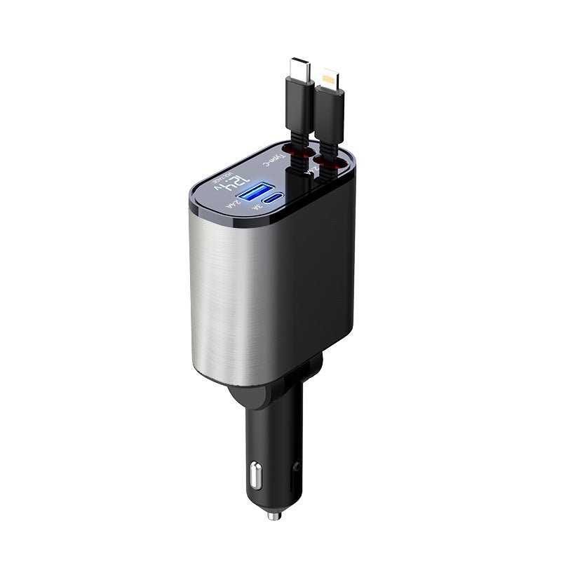 Metal Car Charger 100W Super Fast Charging - TS Store