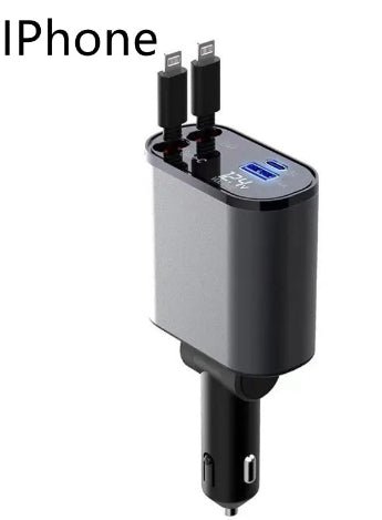 Metal Car Charger 100W Super Fast Charging - TS Store