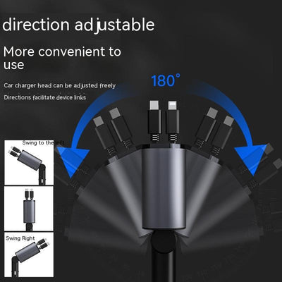 Metal Car Charger 100W Super Fast Charging - TS Store