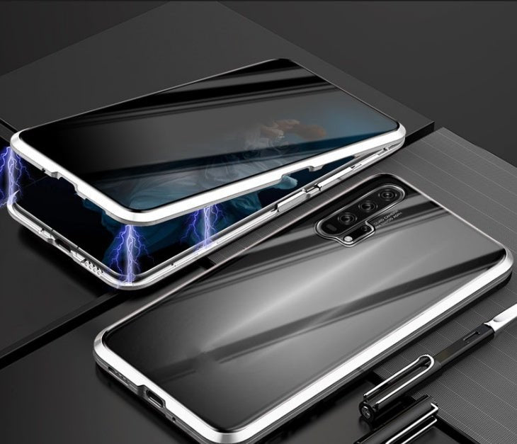 Phone Case Anti - peep Magnetic Protective Shell Magnetic Privacy Glass Case For Phone - TS Store