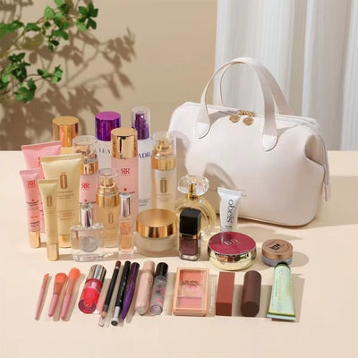 Portable Cosmetic Bag For Makeup, Skin Care Waterproof Travel Bag, Large Toilet Bag - TS Store
