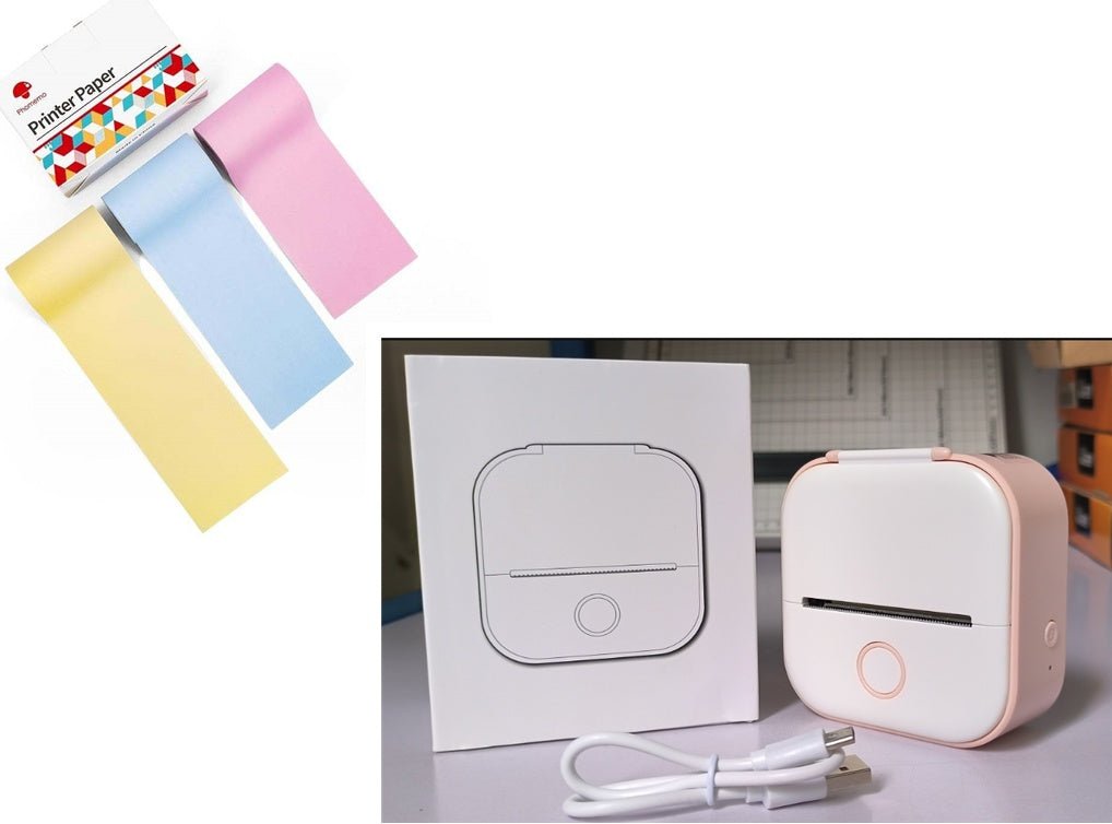 Portable Mini Thermal Label Printer Home - TS Store