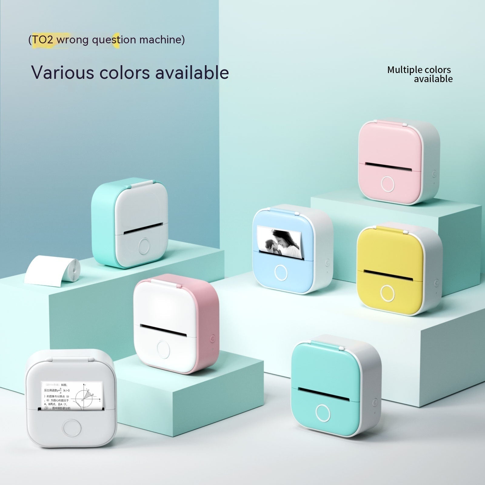 Portable Mini Thermal Label Printer Home - TS Store