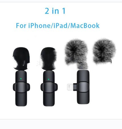 Short Video Shooting Mobile Phone Live Broadcast Wireless Lavalier Microphone - TS Store