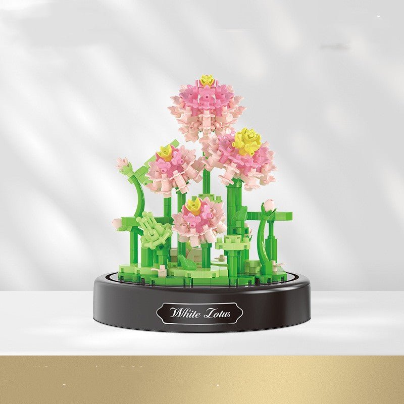 Small Particle Assembly Rose Decoration Toys - TS Store