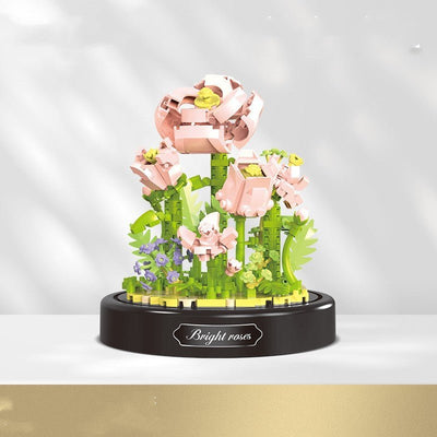 Small Particle Assembly Rose Decoration Toys - TS Store