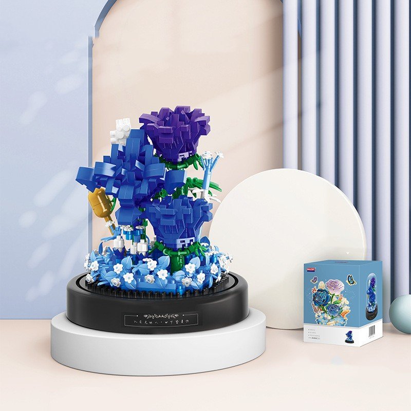 Small Particle Assembly Rose Decoration Toys - TS Store