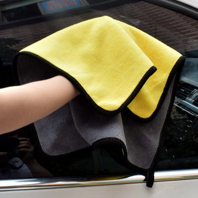 Two - color Couble - sided Car Dual - use Cleaning Car Wash Towel - TS Store