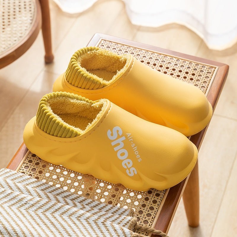 Waterproof Heel - closing Cotton Slippers Warm For Fall And Winter - TS Store