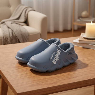 Waterproof Heel - closing Cotton Slippers Warm For Fall And Winter - TS Store
