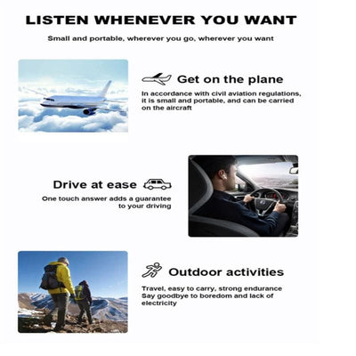 Wireless Bluetooth Earbuds with Microphone and Deep Bass - TS Store